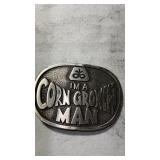 Advertising belt buckle