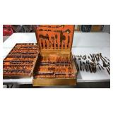 Approximately 165 Siam flatware bronze/brass wood