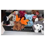 7 beanie babies  with tags