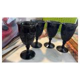 Tiara Indiana glass black panel Daisy monarch