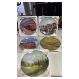 BNSF Railroad decorative plates