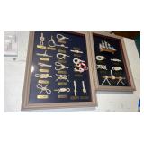 Sailors, nuts, nautical, tools, shadowbox, wood,
