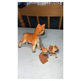 Enesco, Imports, Japan, boxer dog, Mom/puppies on