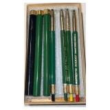 4 vintage Fabre-castell locktite drafting pencils