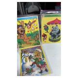 1960s Christmas snowman frame tray puzzle, mighty