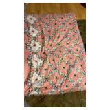 Approximately 88 x 62" comforter