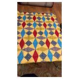 Approximately 96 x 70" quilt