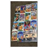 16 kids, VHS movies some duplicates