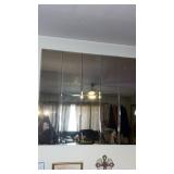 Approximately 39.5 x 36 hanging mirror