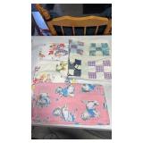 Baby quilt and blankets