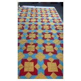 Vintage quilt, approximately 96 x 69"