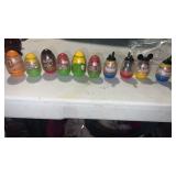 1975 playskool , weebles, wobble, and Mickey and