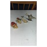 Rhinestone jewelry, box, box, elephant, dolphin,