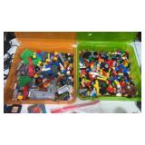 2 containers of loose Legos