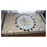 Approximately 35 x 46"   Small lap blanket