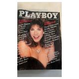 7 1985 Playboy Magazines, January - February,