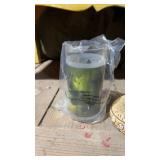 Star Trek glass cups and small statue