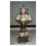 Gone with the Wind Hand Painted Frosted Glass