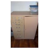 Metal file  storage cabinet approximately 31 1/2
