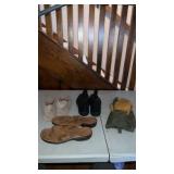 Various Shoes & Gloves