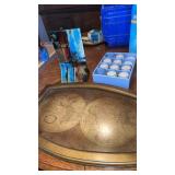 Group of decorative pieces   candles , vase   Has