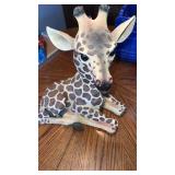 Decorative Giraffe statue / figure. 14x 16"