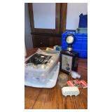 Small tub of tea lights , decanter and more