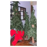 Decorative  Christmas trees. 21-35"