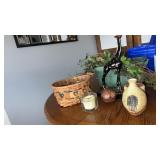 Group of decorative items giraffe figure  his