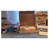 3 Vintage Partial Games Looney Bin Pitch n Pop &