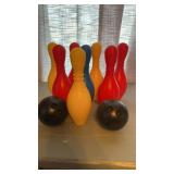 Kids Plastic Bowlijg Game , 8 Pins & Balls
