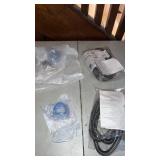 Box of Pap Machine Items, Face Masks, Tubing and