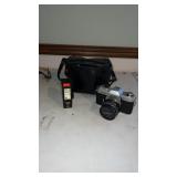 Yashica FX-2 Camera with Case and Focal Computer