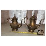 2 Silverplate Tea Pots
