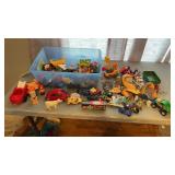 Tub Full of Mini Cars, Little People , Animals ,