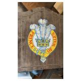 Prince of Wales Wooden Dart Board