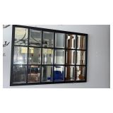 Approximately 33.5 x 23.5" wall mirror