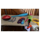 Various Kids Toys, Golf Clubs, Water Gun, Bat,