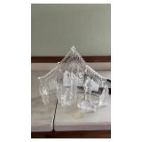 Ice Crystal nativity scene