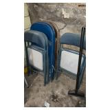 Grouping of Metal Folding Chairs
