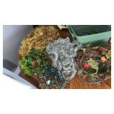 Gold and silver tinsel and more