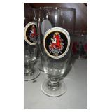 Large Grouping of Glass Cups, Busch 1885, Card