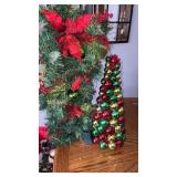 Christmas bulb table top  tree approximately  21"
