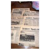 Dewitt times newspaper 1971-1972