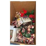 Grouping of Christmas decorations