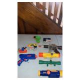 Grouping of Nerf Guns, Scopes, Bullets