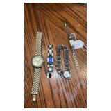 4 ladies watches   Including a Seiko watch in