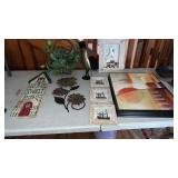 Grouping of Wall Hanging Decorations, Home Sweet