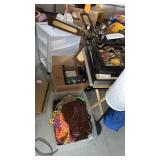 Row of Miscellaneous Items, Purses, Lighting,