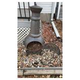 Cast Iron Chiminea approx 40" Tall